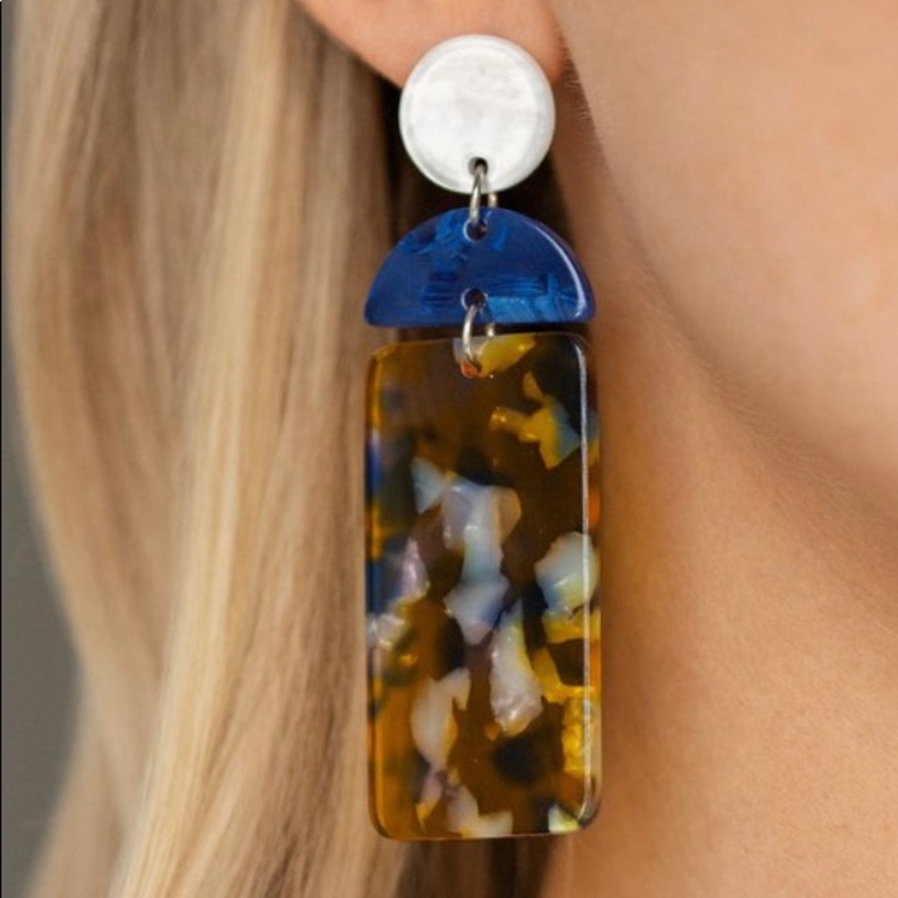 Acrylic PAPARAZZI earrings